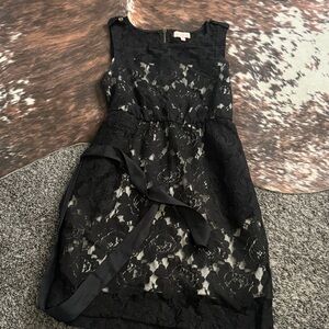 Elegant Black Lace Dress